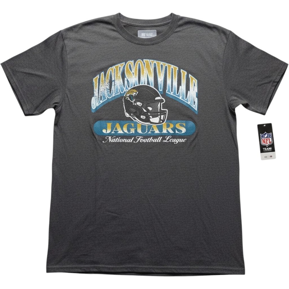 Jacksonville Jaguars Shirt Mens Large Gray NFL Football NFL Team Apparel Tee